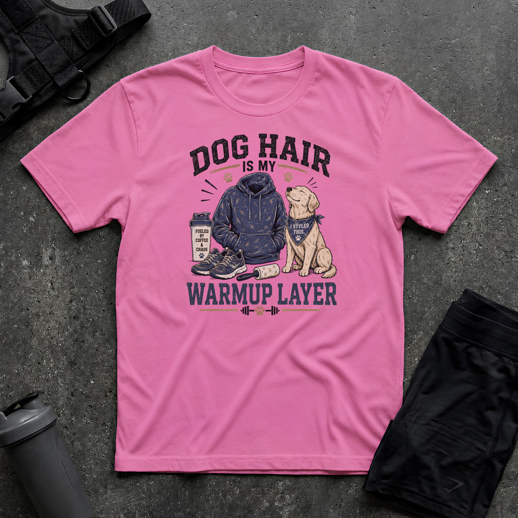 DOG HAIR IS MY WARMUP LAYER T-SHIRT