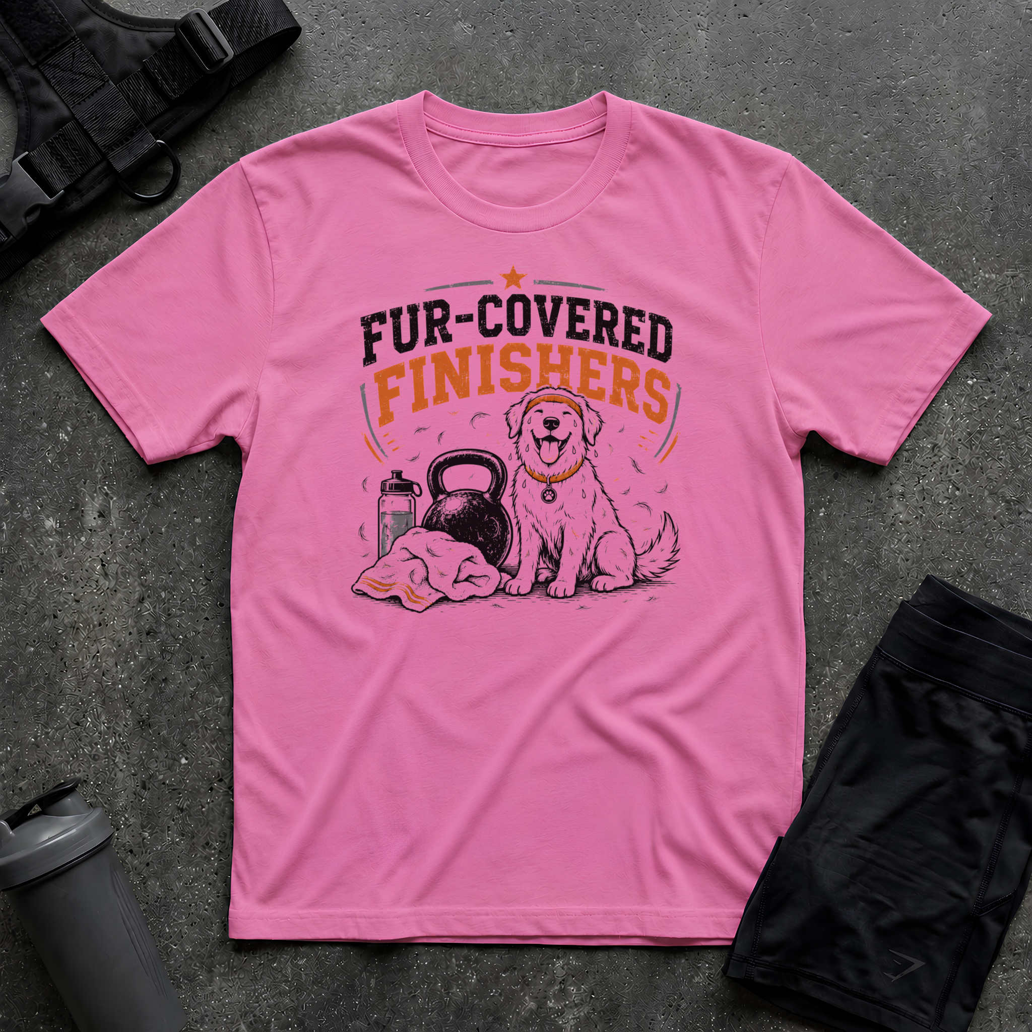 FUR COVERED FINISHERS T-SHIRT