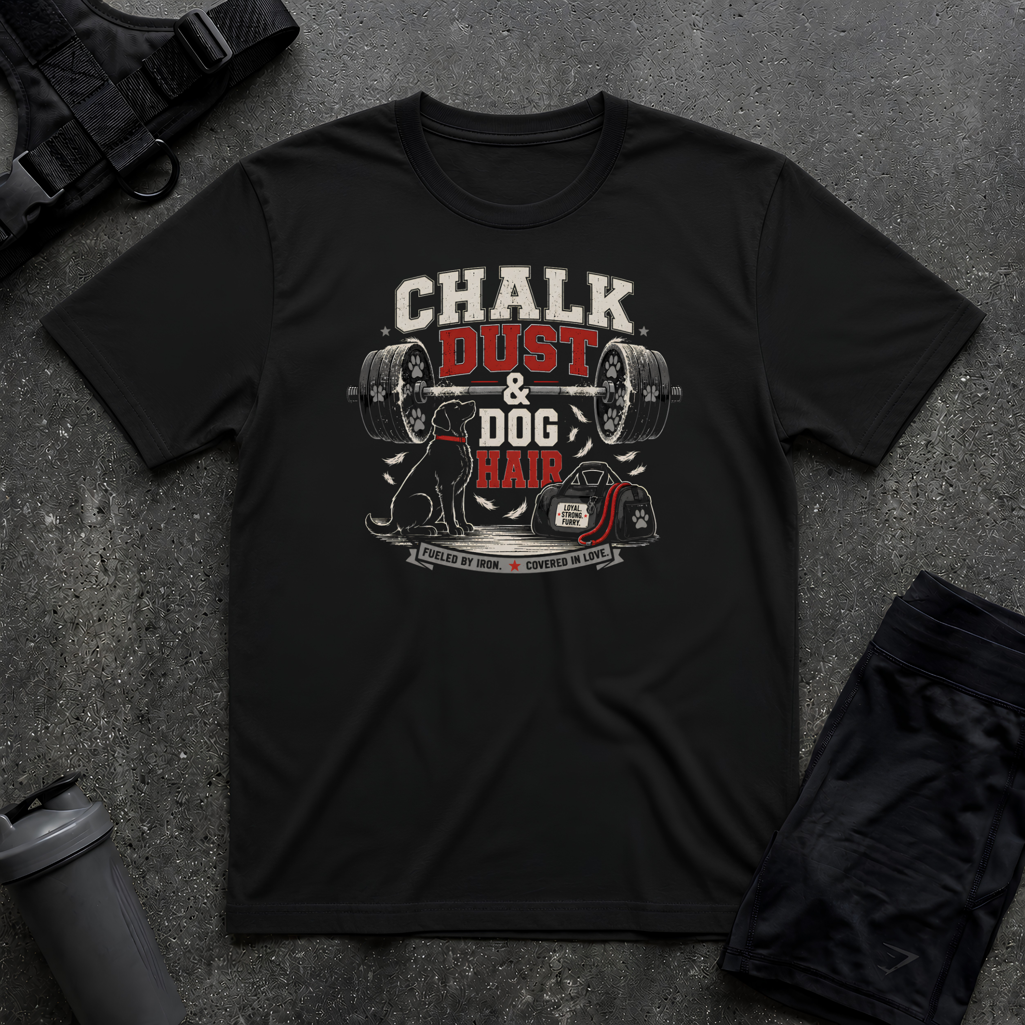CHALK DUST & DOG HAIR T-SHIRT