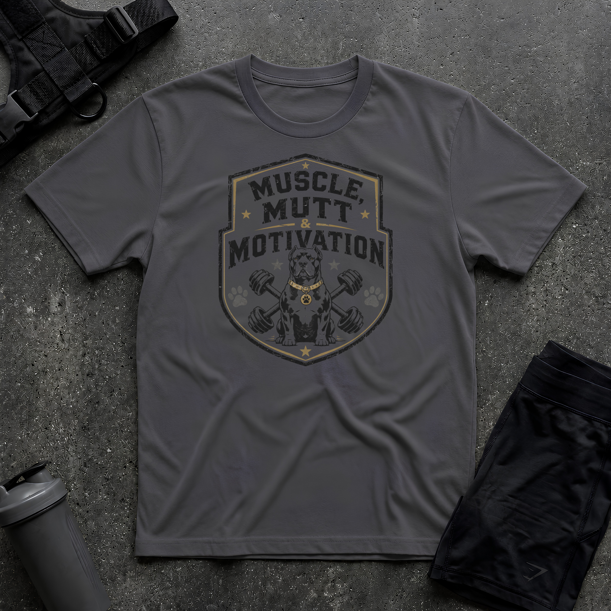 MUSCLE MUTT MOTIVATION T-SHIRT
