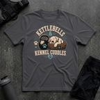 KETTLEBELLS & KENNEL CUDDLES T-SHIRT