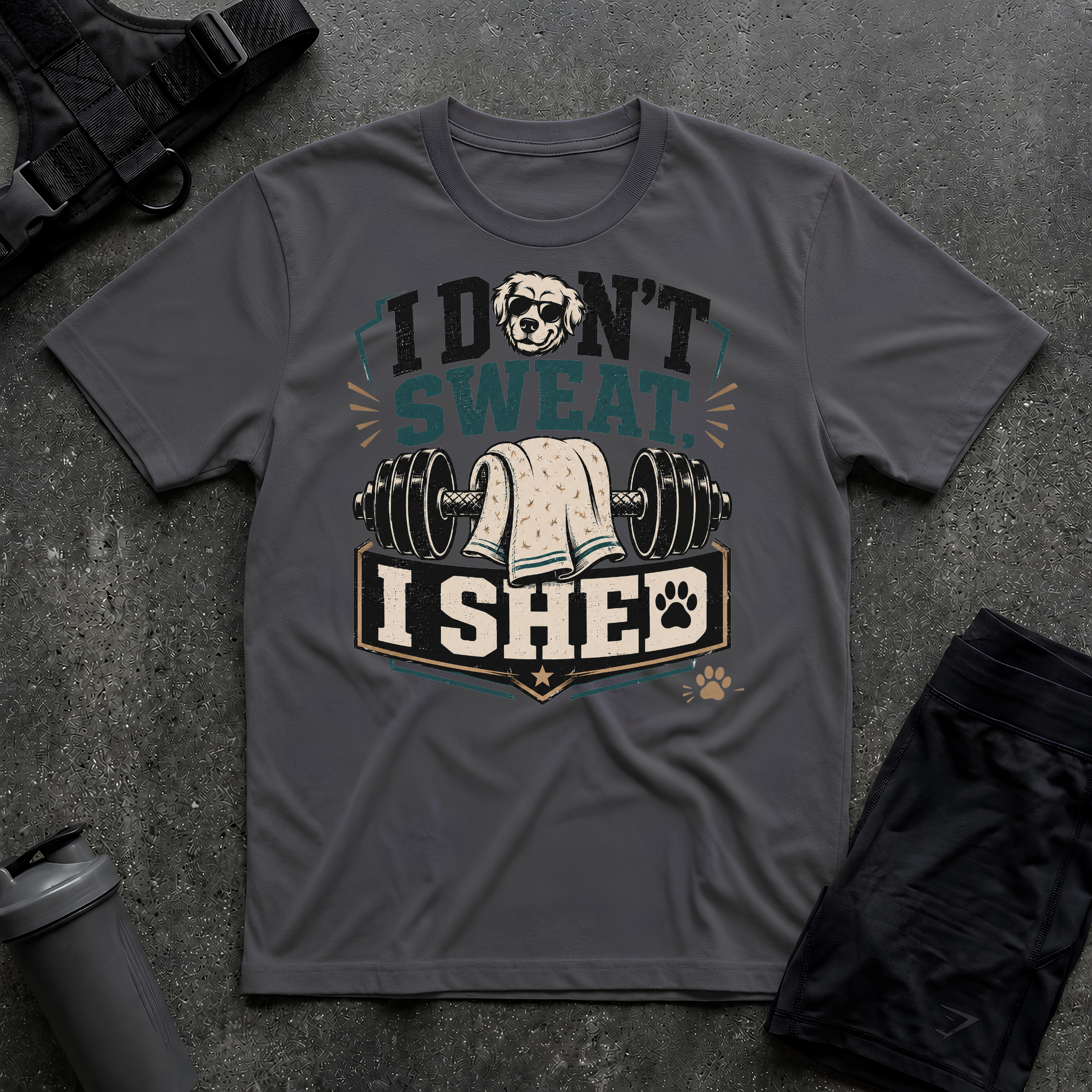 I DON'T SWEAT I SHED T-SHIRT
