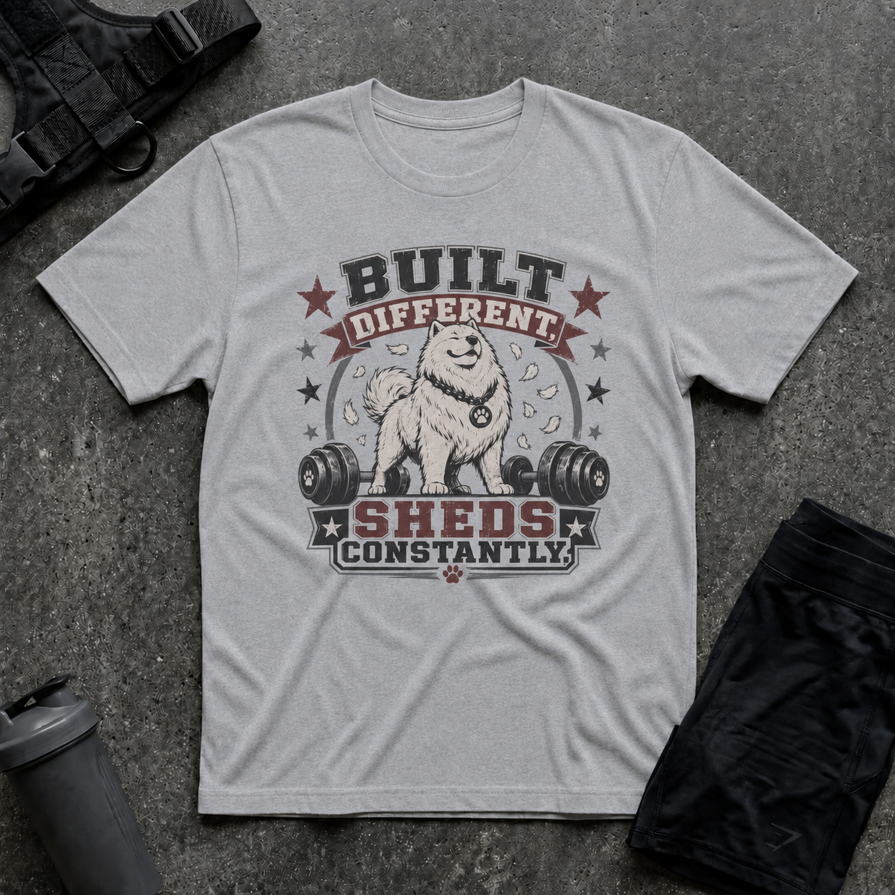 BUILT DIFFERENT SHEDS CONSTANTLY T-SHIRT
