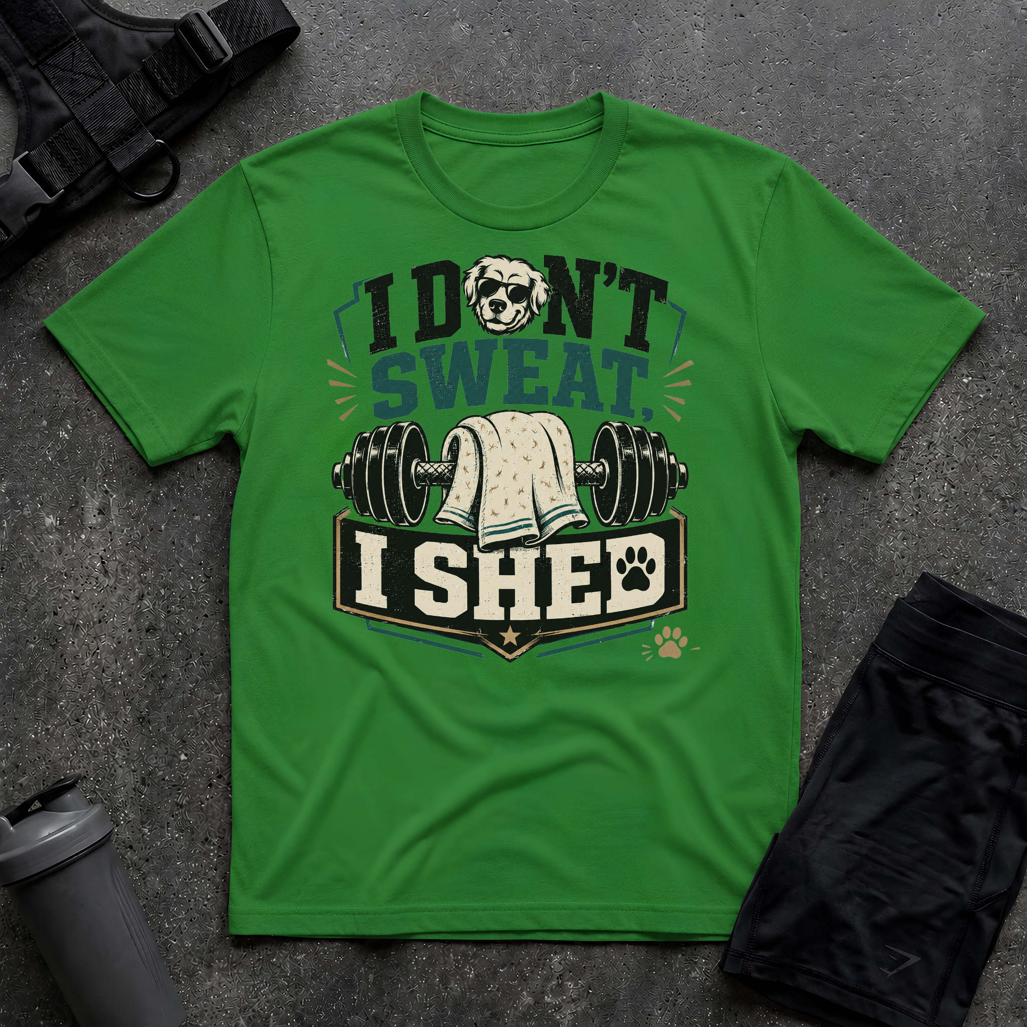 I DON'T SWEAT I SHED T-SHIRT
