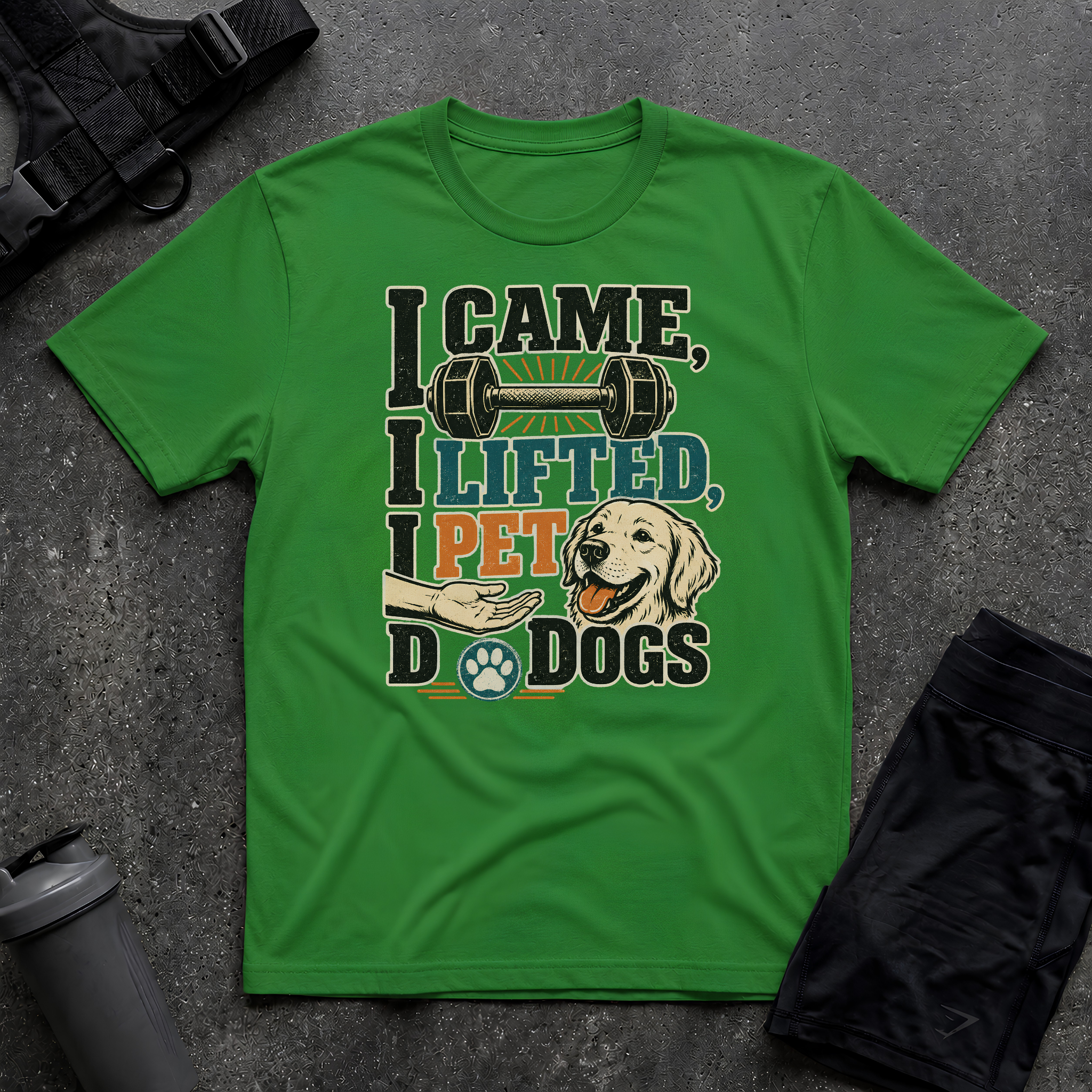 I CAME I LIFT I PET T-SHIRT