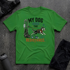MY DOG ADDS THE RESISTANCE T-SHIRT