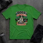 DOG DUMBBELLS & BAD DECISIONS T-SHIRT
