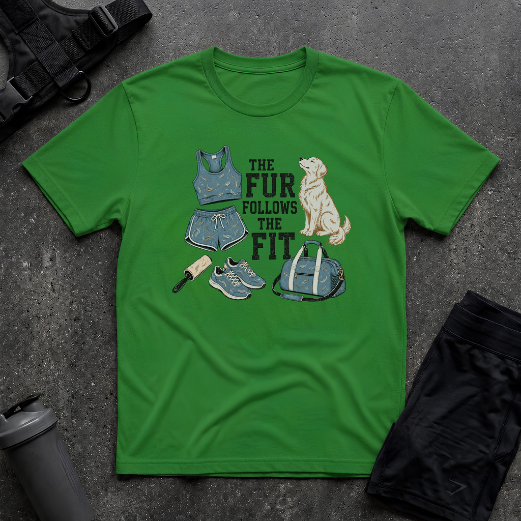 THE FUR FOLLOWS THE FIT T-SHIRT