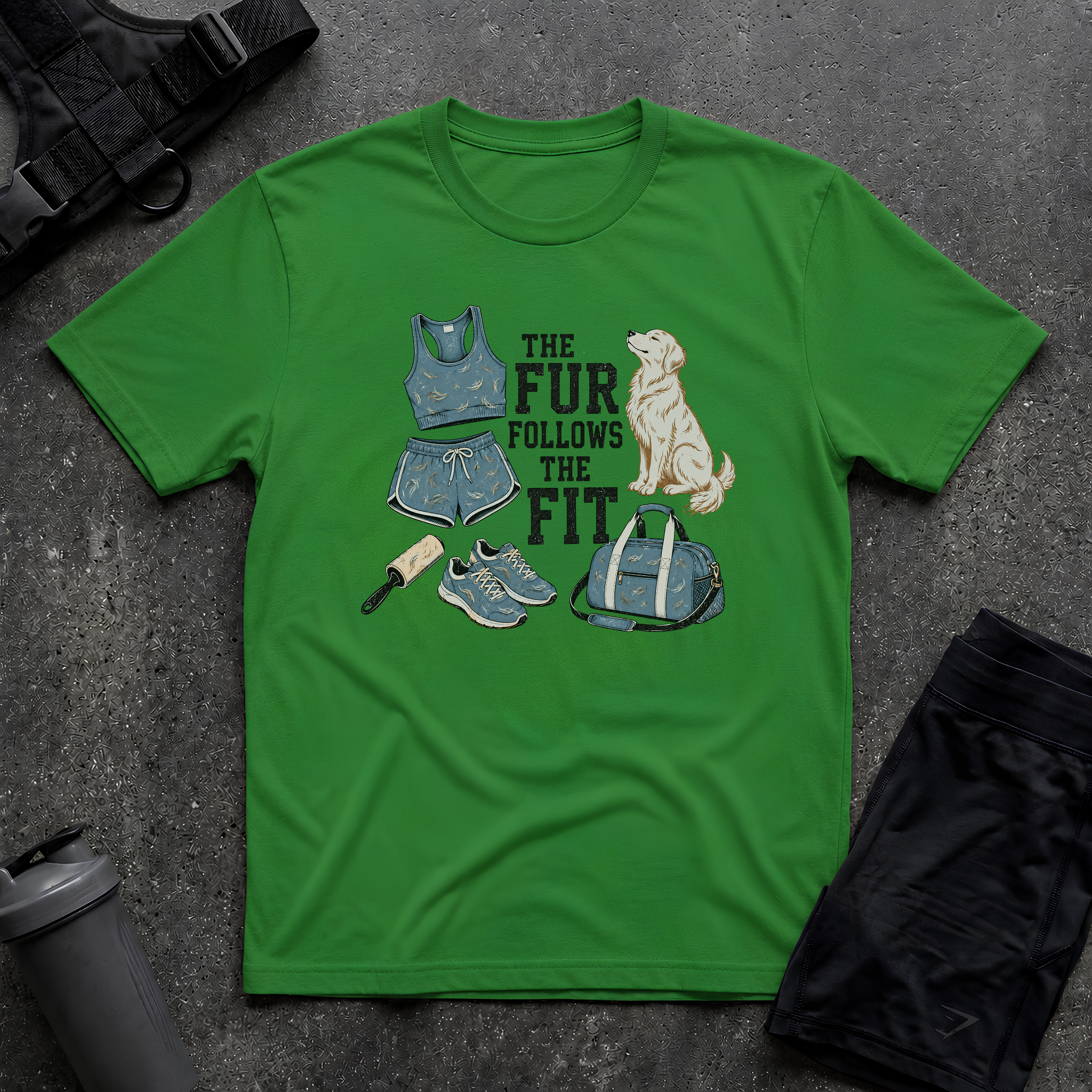 THE FUR FOLLOWS THE FIT T-SHIRT
