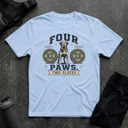 FOUR PAWS TWO PLATES 3 T-SHIRT