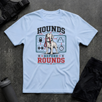 HOUNDS BEFORE ROUNDS 2 T-SHIRT