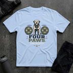 FOUR PAWS TWO PLATES 4 T-SHIRT
