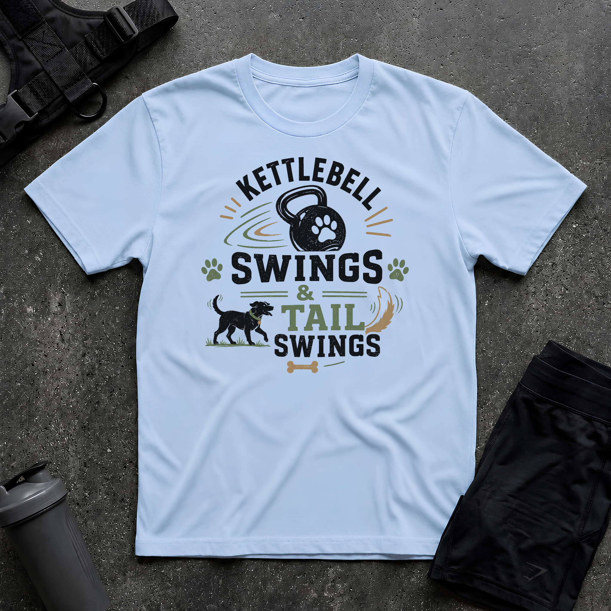 KETTLEBELL SWINGS & TAIL SWINGS 2 T-SHIRT