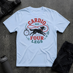 CARDIO HAS FOUR LEGS T-SHIRT