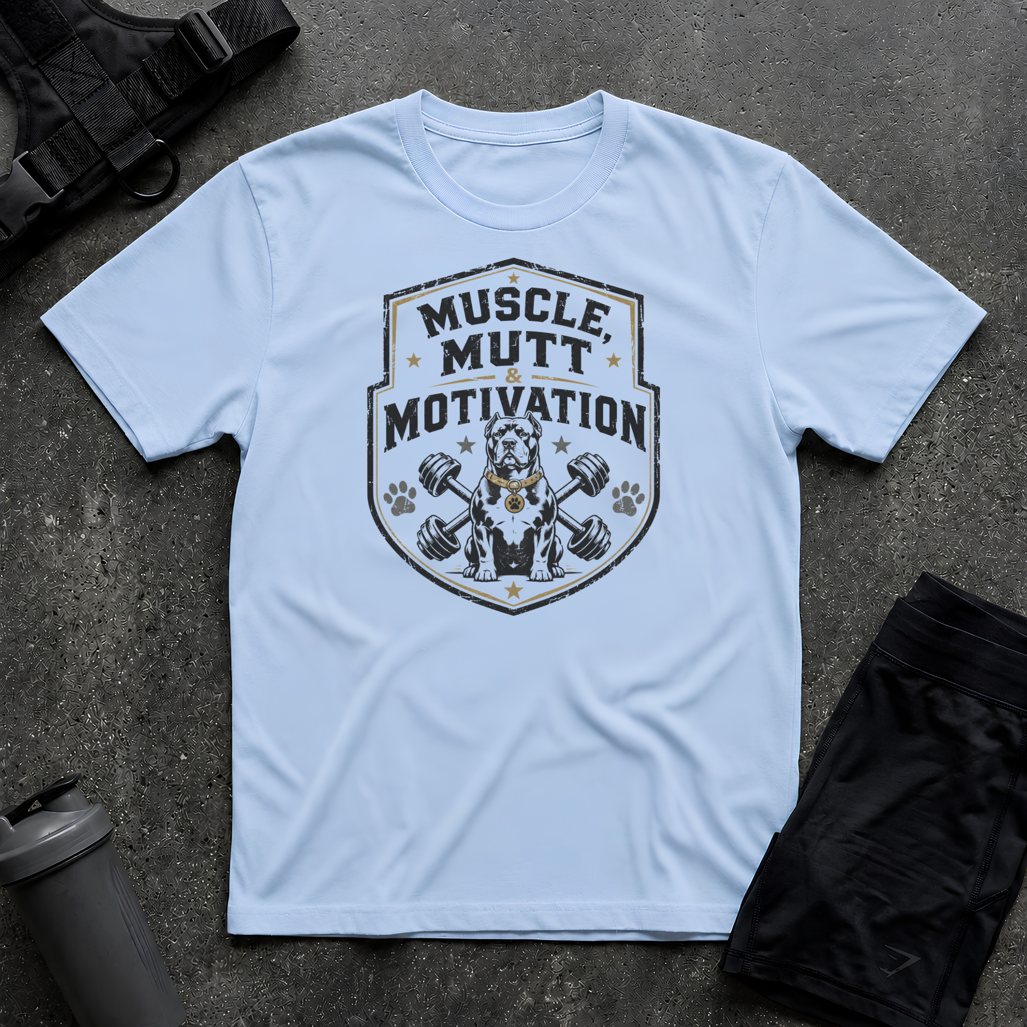 MUSCLE MUTT MOTIVATION T-SHIRT