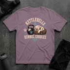 KETTLEBELLS & KENNEL CUDDLES T-SHIRT