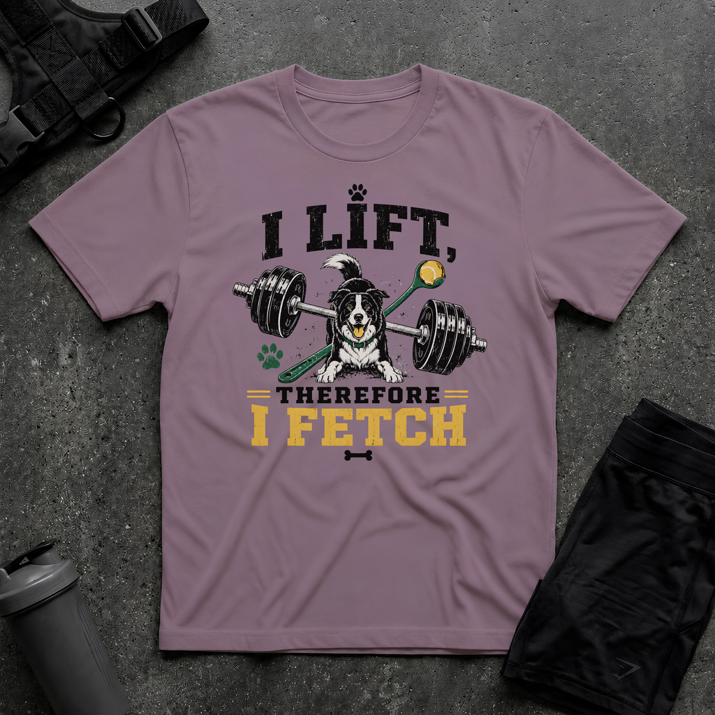 I LIFT THEREFORE I FETCH T-SHIRT