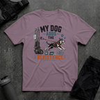 MY DOG ADDS THE RESISTANCE T-SHIRT