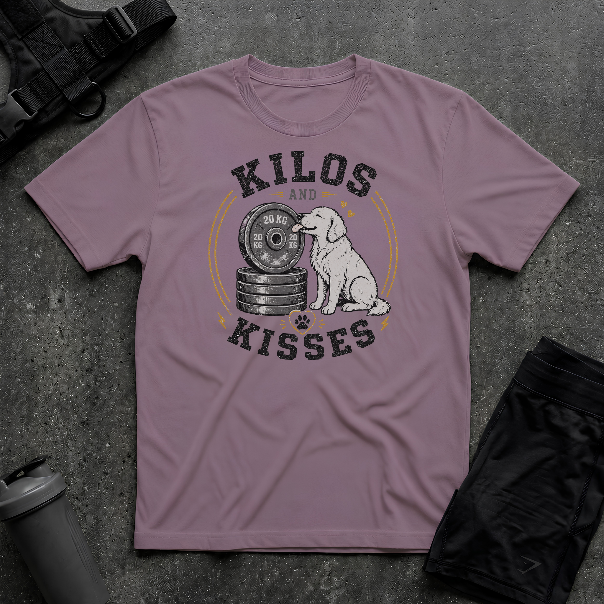 KILOS AND KISSES T-SHIRT