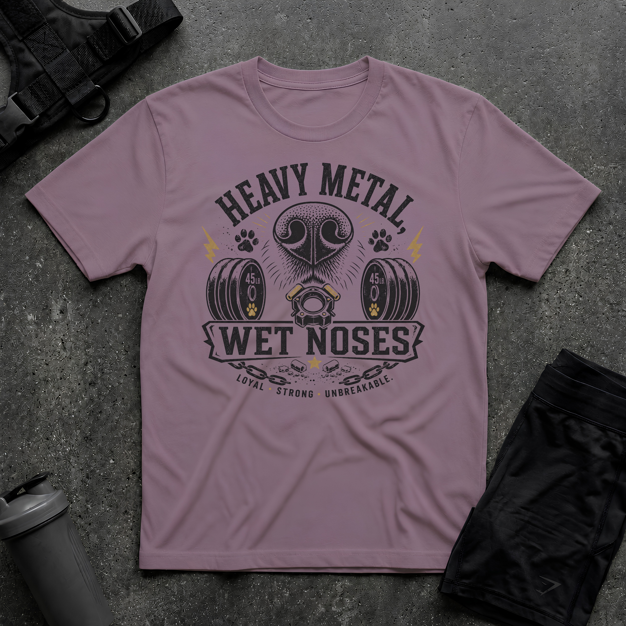 HEAVY METAL WET NOSES T-SHIRT
