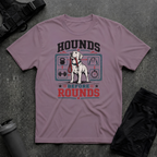 HOUNDS BEFORE ROUNDS 2 T-SHIRT