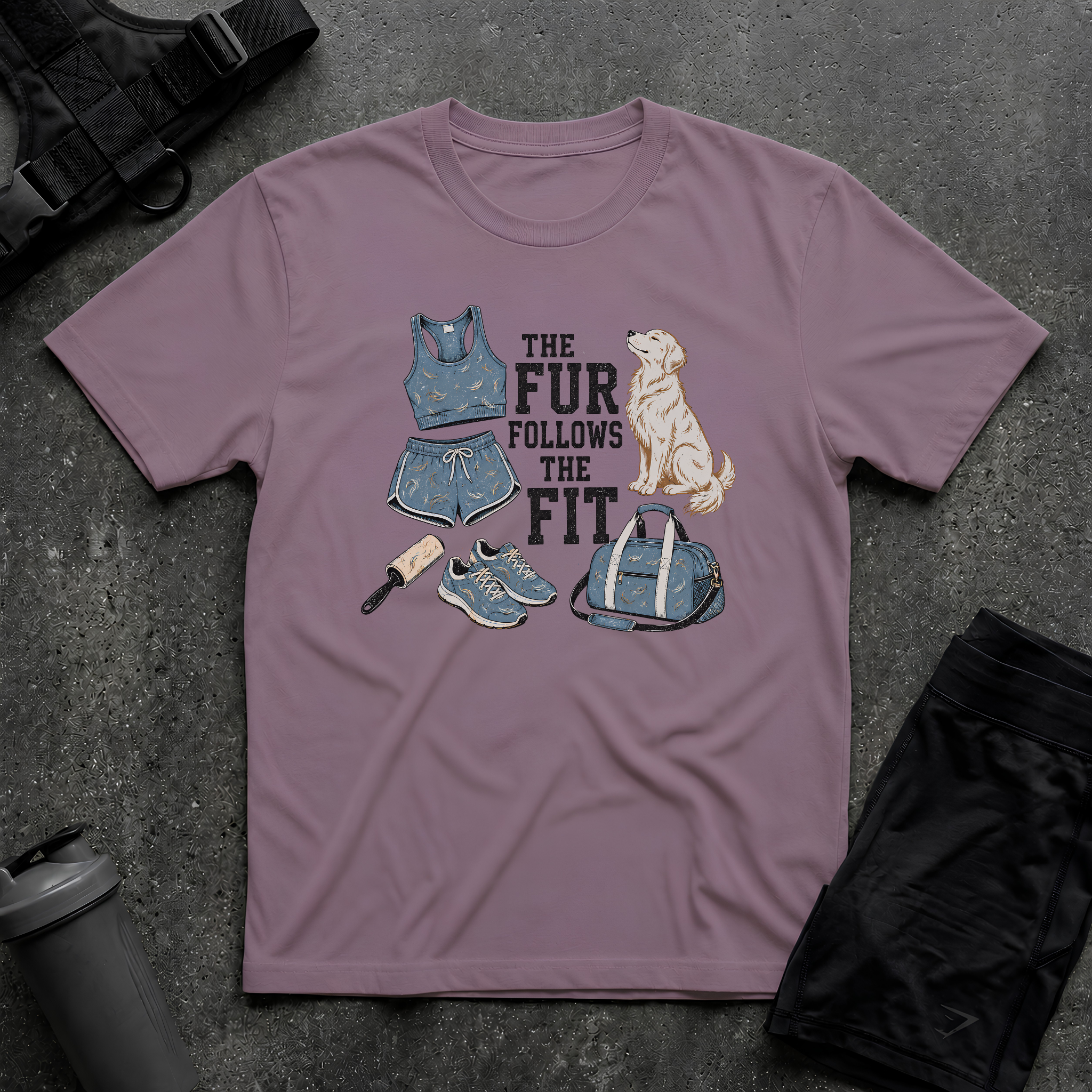 THE FUR FOLLOWS THE FIT T-SHIRT