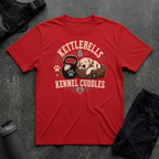 KETTLEBELLS & KENNEL CUDDLES T-SHIRT