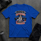 DOG DUMBBELLS & BAD DECISIONS T-SHIRT