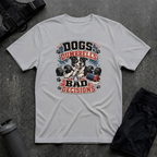 DOG DUMBBELLS & BAD DECISIONS T-SHIRT