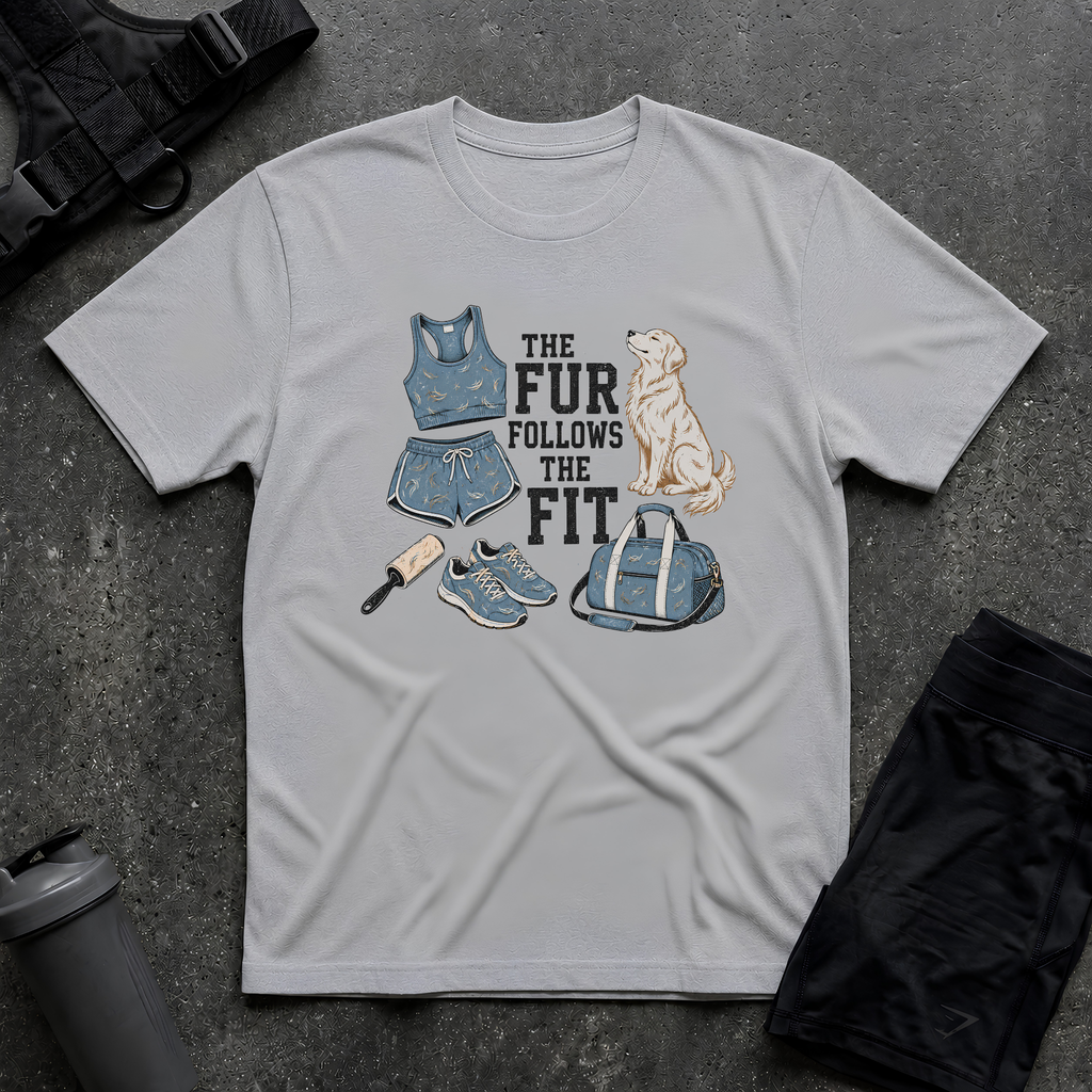 THE FUR FOLLOWS THE FIT T-SHIRT