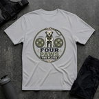 FOUR PAWS TWO PLATES 2 T-SHIRT