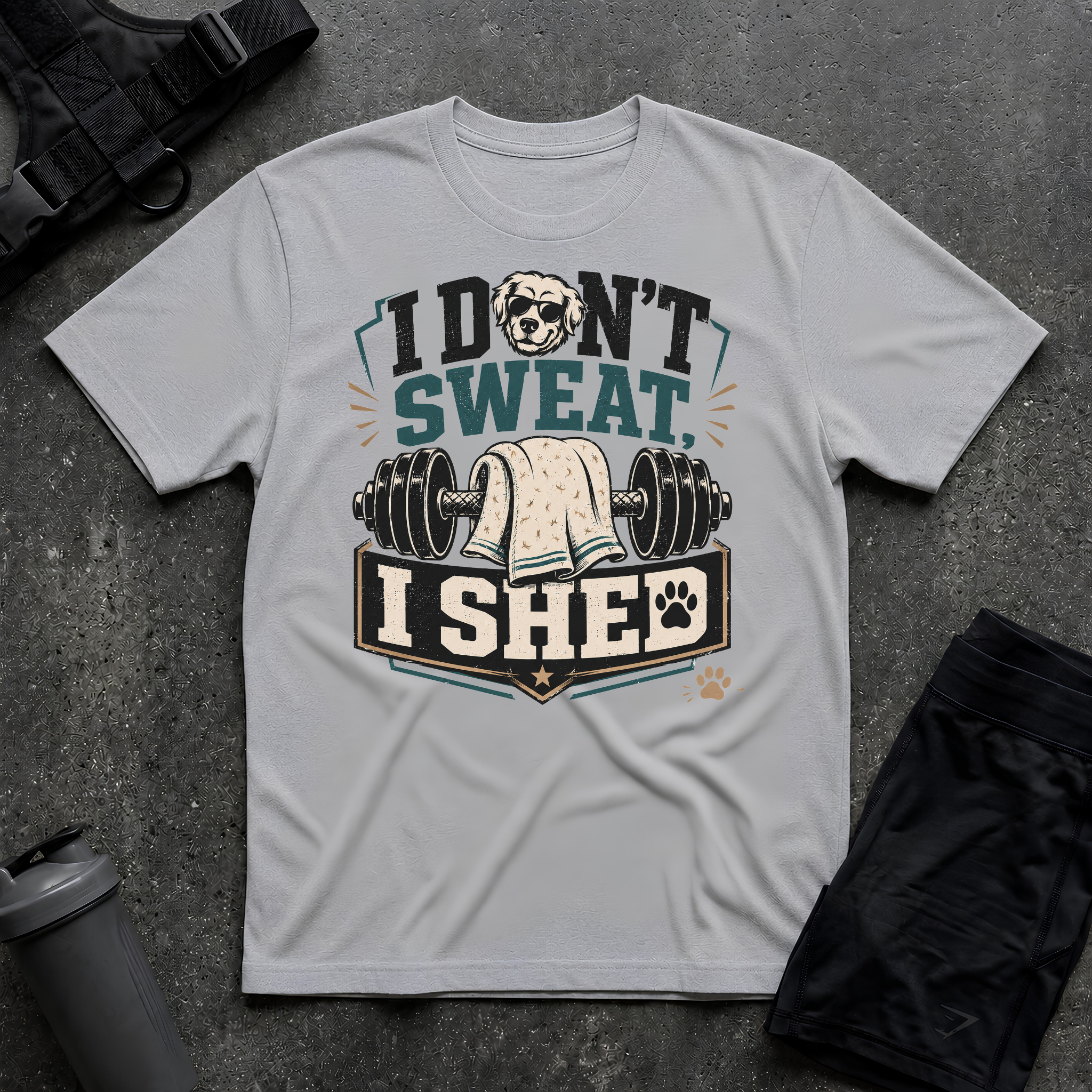 I DON'T SWEAT I SHED T-SHIRT