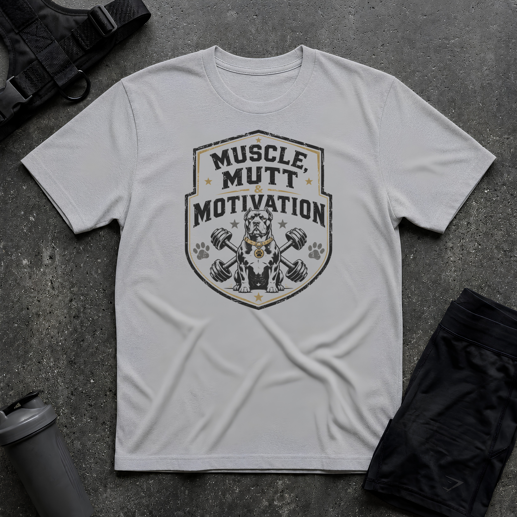 MUSCLE MUTT MOTIVATION T-SHIRT