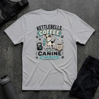 KETTLEBELLS COFFEE & CANINE CHAOS T-SHIRT