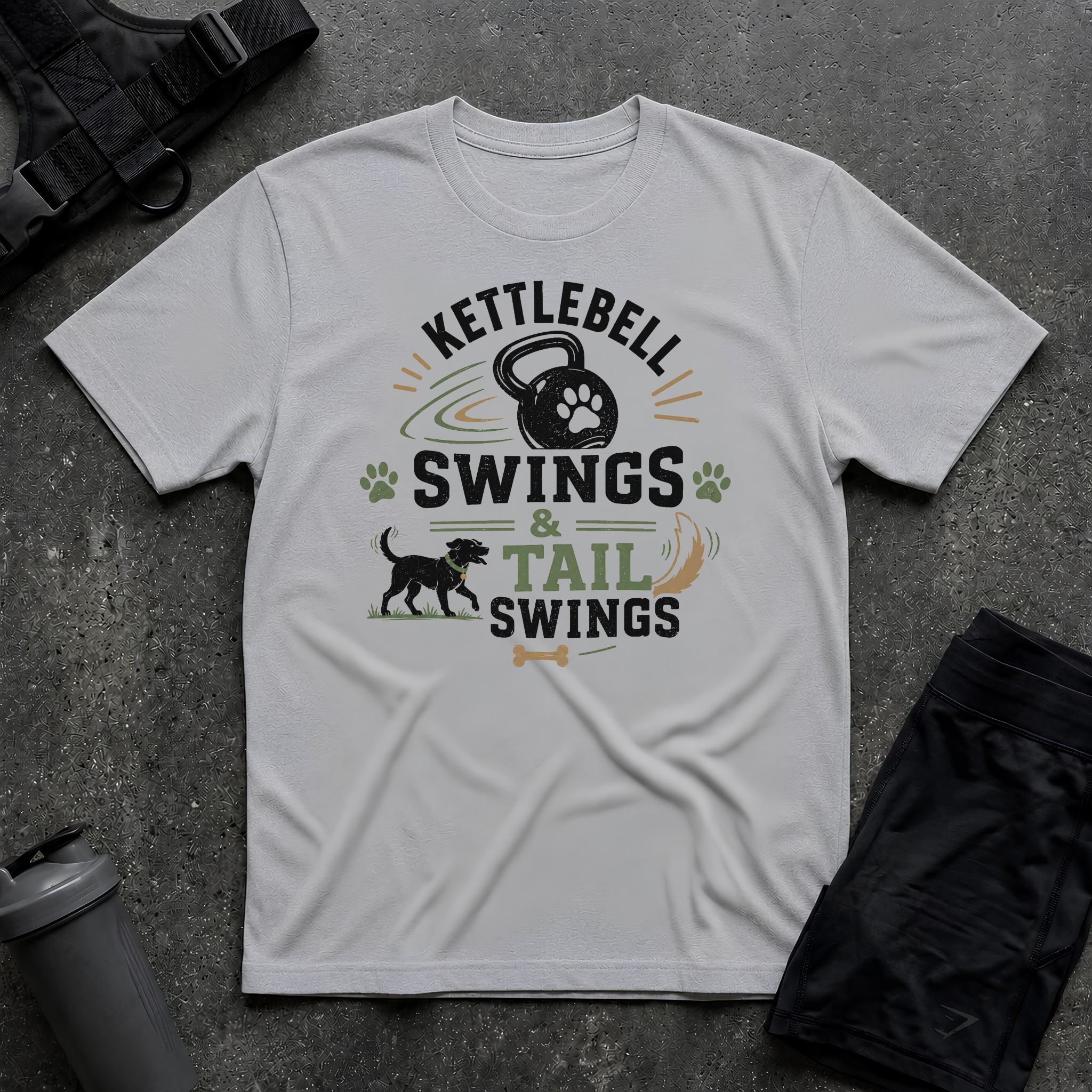 KETTLEBELL SWINGS & TAIL SWINGS 2 T-SHIRT