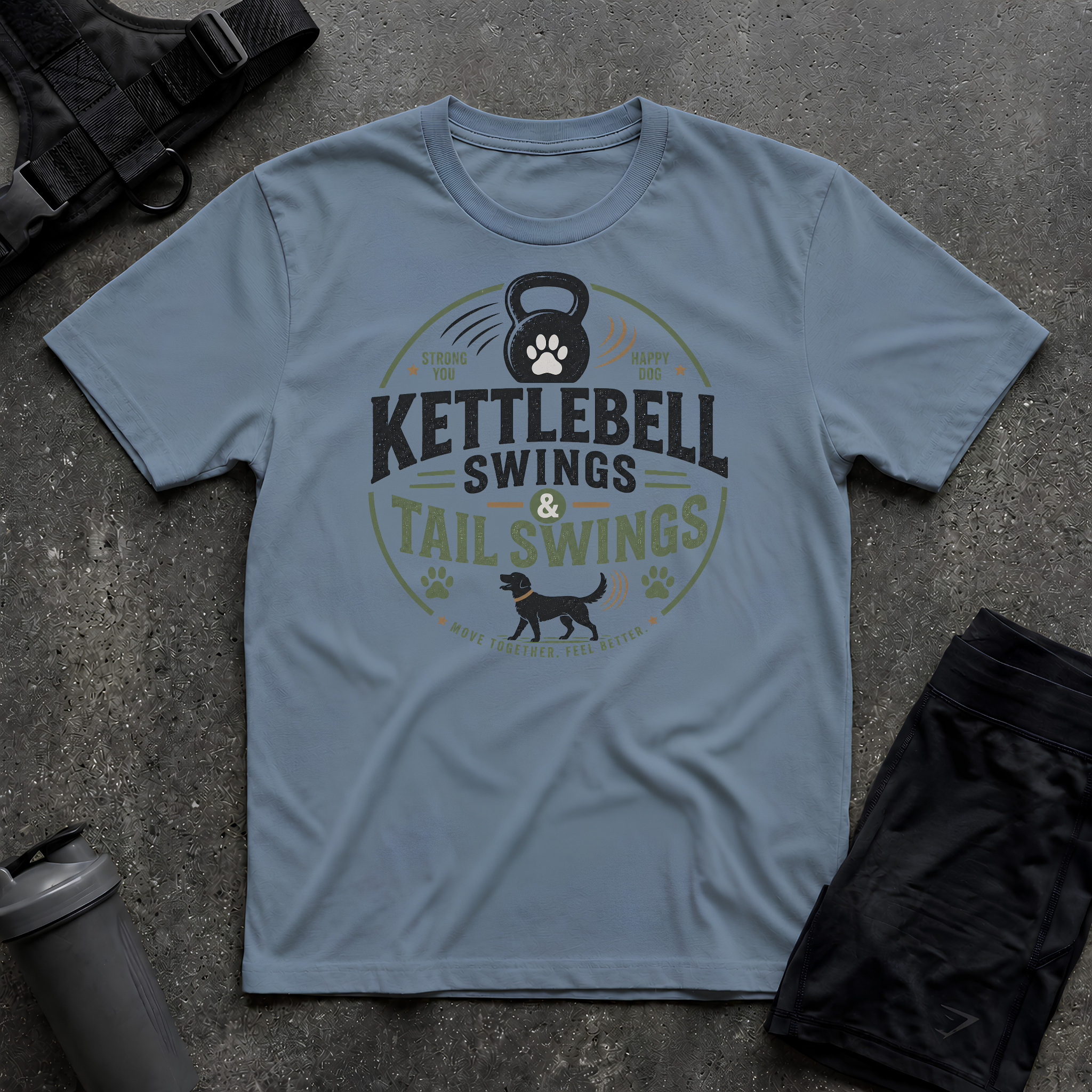 KETTLEBELL SWINGS & TAIL SWINGS T-SHIRT