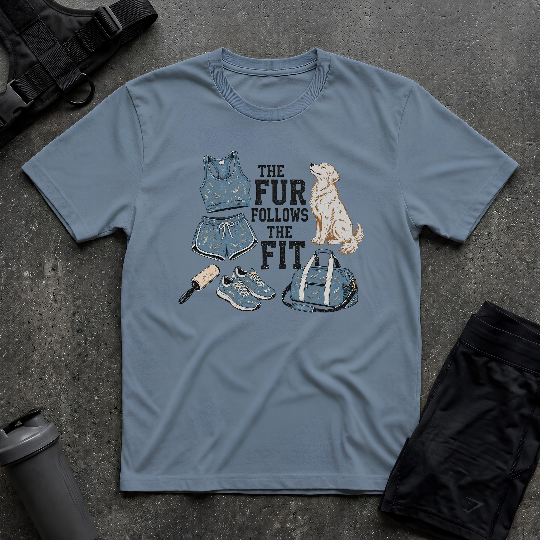 THE FUR FOLLOWS THE FIT T-SHIRT