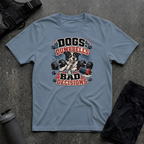 DOG DUMBBELLS & BAD DECISIONS T-SHIRT