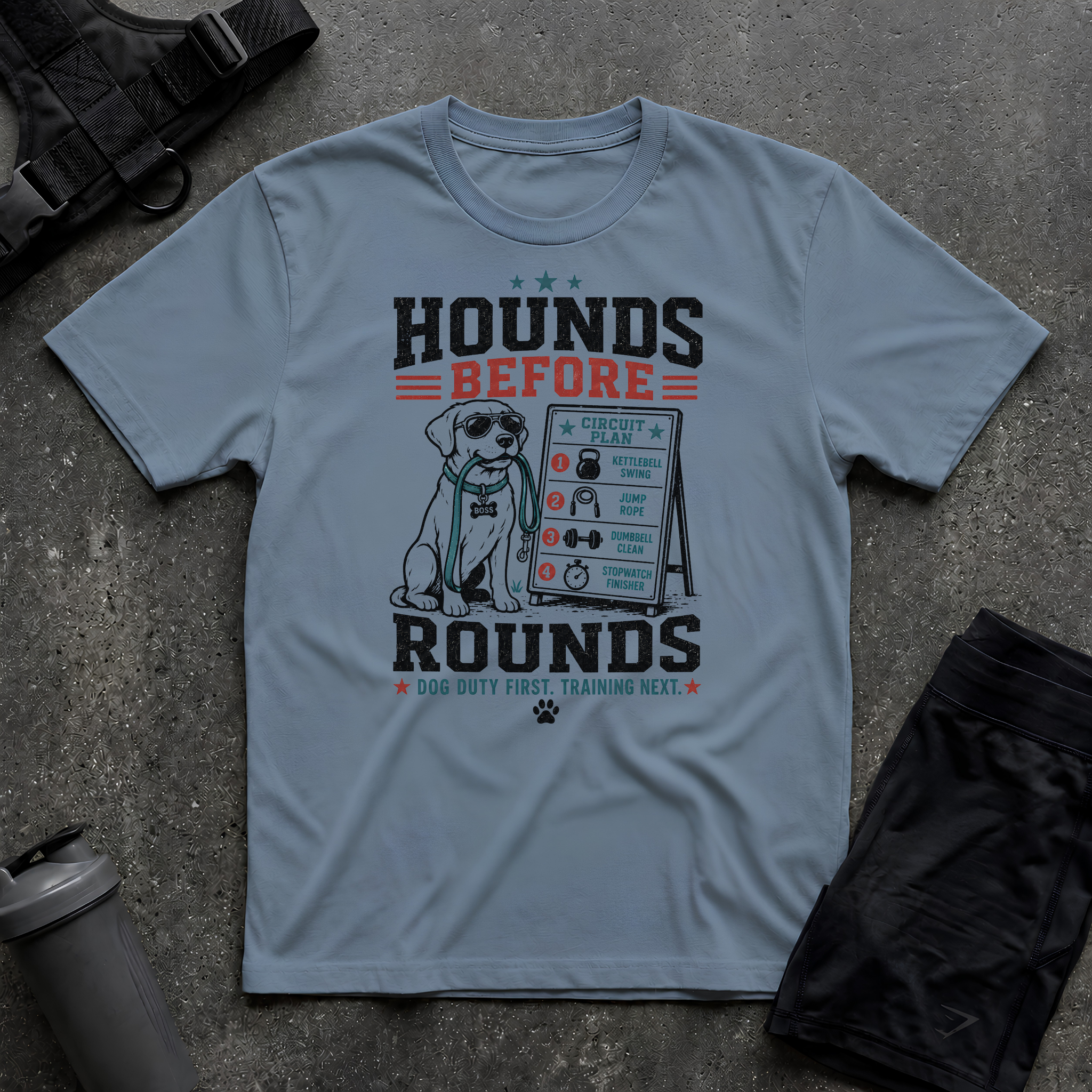 HOUNDS BEFORE ROUNDS T-SHIRT