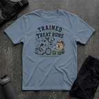 TRAINED FOR TREAT RUNS T-SHIRT