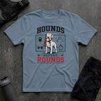 HOUNDS BEFORE ROUNDS 2 T-SHIRT