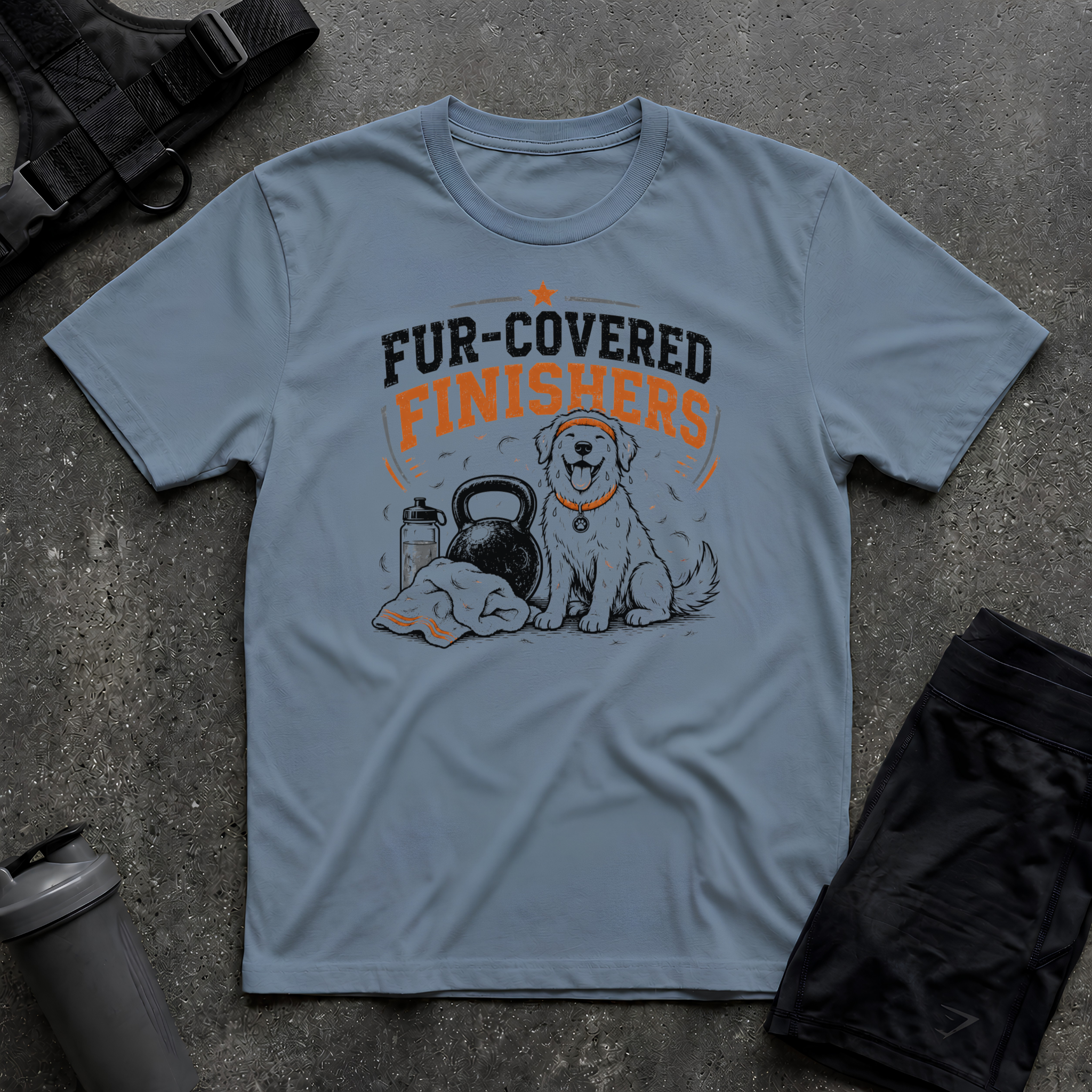 FUR COVERED FINISHERS T-SHIRT