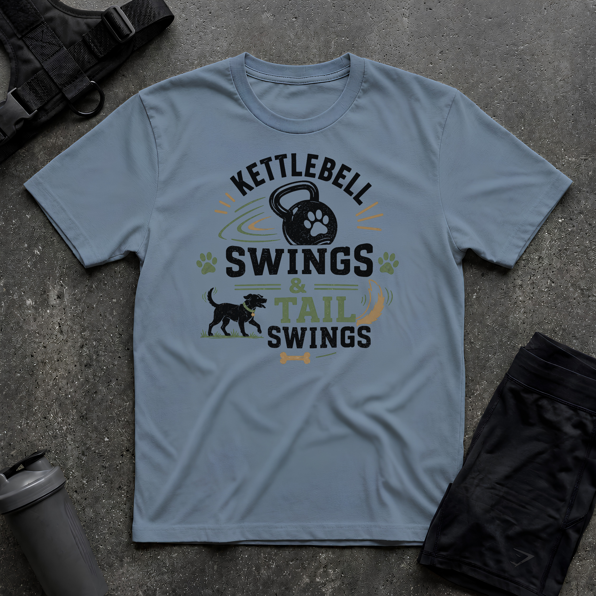 KETTLEBELL SWINGS & TAIL SWINGS 2 T-SHIRT