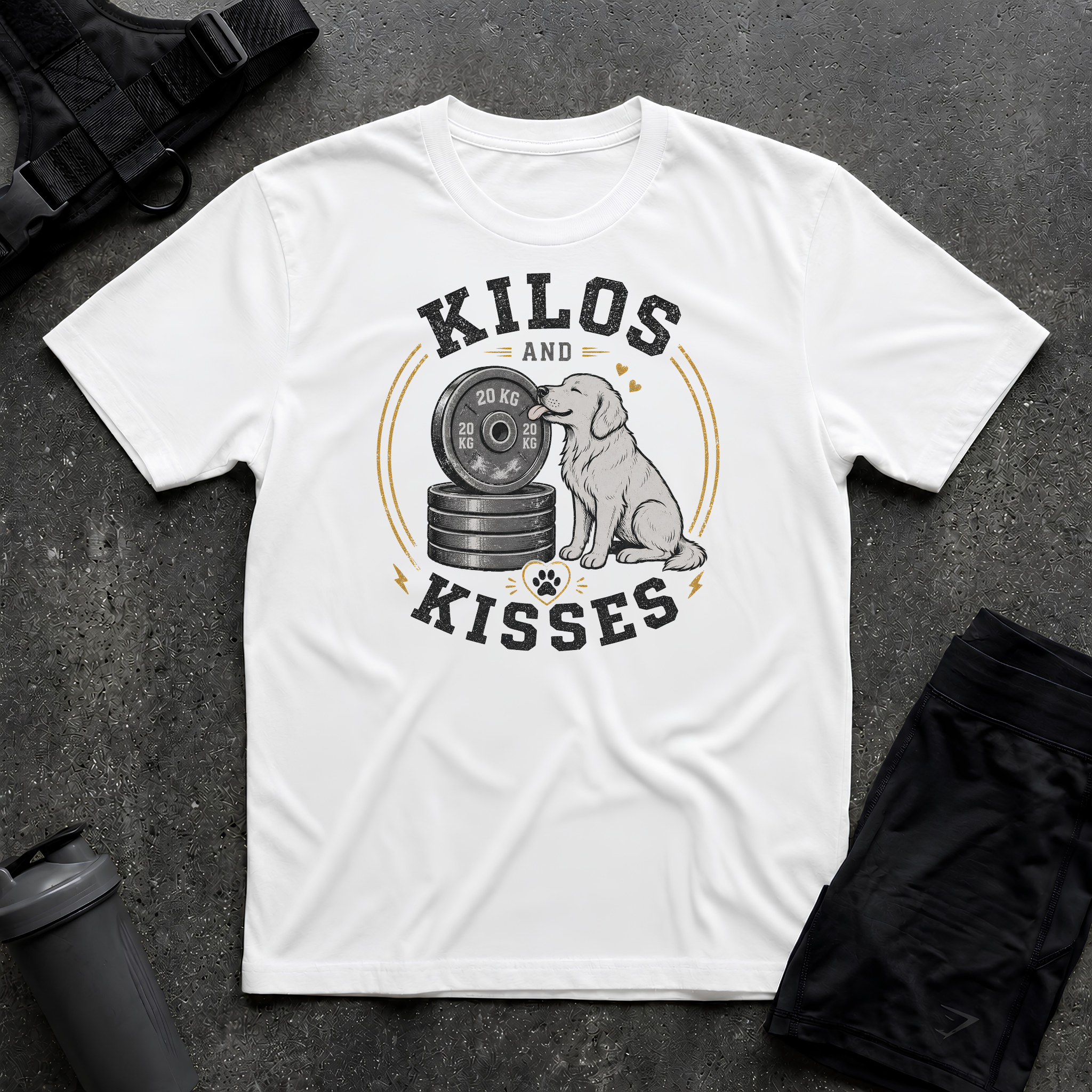 KILOS AND KISSES T-SHIRT