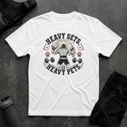 HEAVY SETS HEAVY PETS T-SHIRT