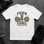 FOUR PAWS TWO PLATES 3 T-SHIRT