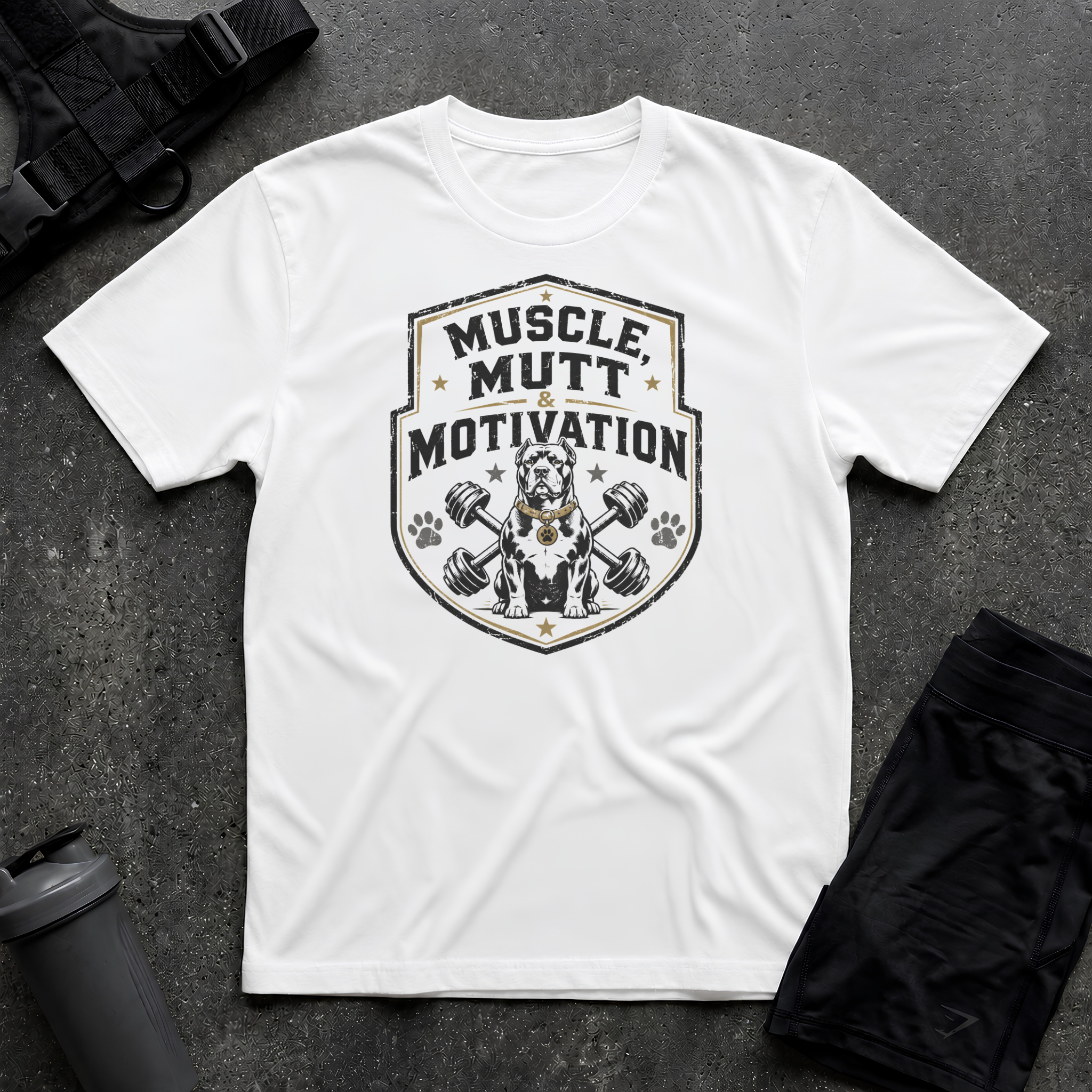 MUSCLE MUTT MOTIVATION T-SHIRT