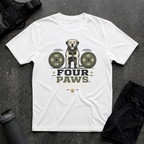 FOUR PAWS TWO PLATES 4 T-SHIRT